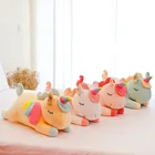 Мягкие милые плюшевые игрушки единорога в Радужном стиле, крылья ангела, животные, лошадь, стул, подушка, детские подушки, подарки на день рождения