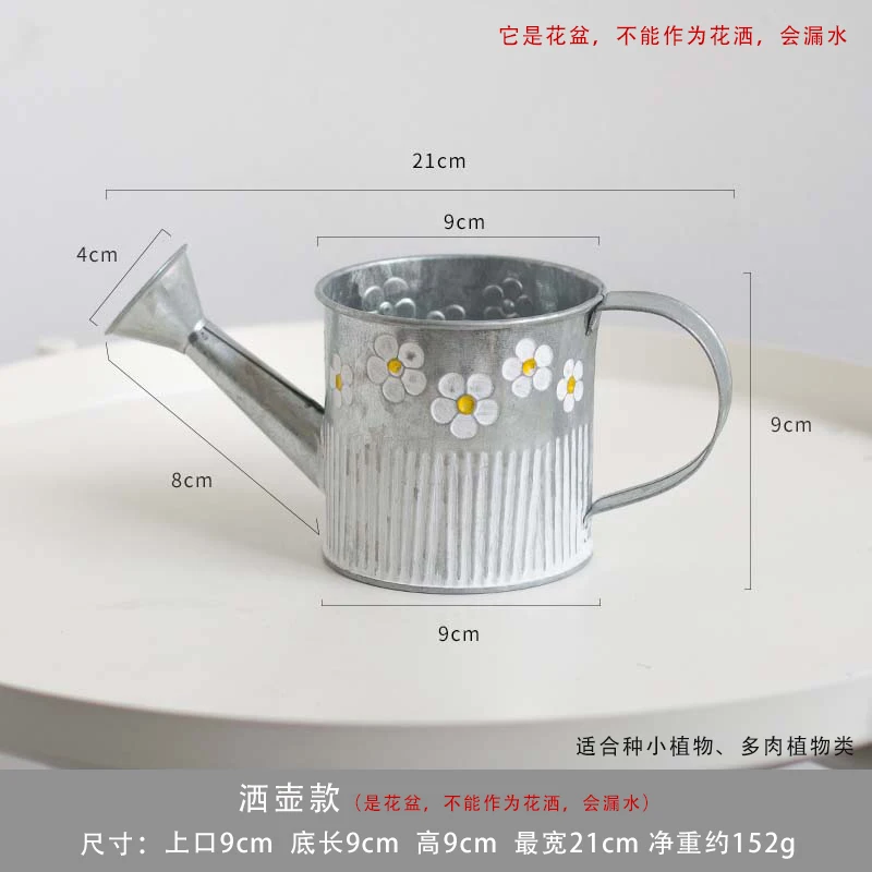 

Metal Art Flower Pot Creative Iron Simple Flower Pot Vintage Garden Decoration Outdoor Bloempotten Garden Decoration BK50HP