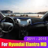 for hyundai elantra md 2011 2012 2013 2014 2015 car dashboard cover avoid light mats sun shade pad carpets interior accessories