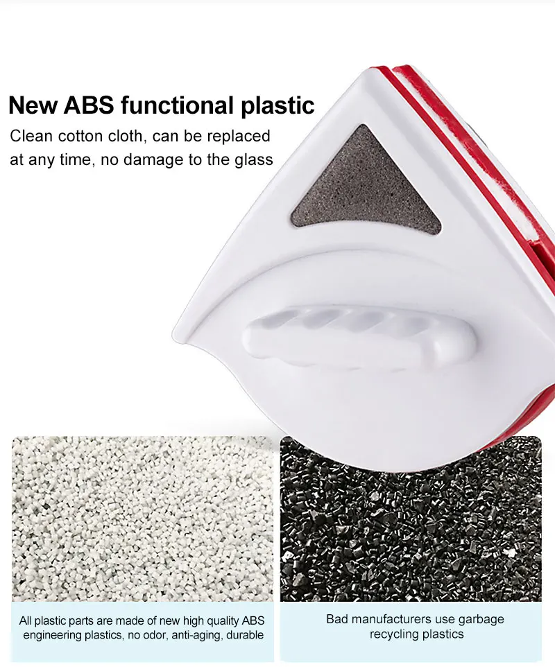 Окно Стекло стиральная щеточная машинка Магнитная щетка для мытья окон бытовой