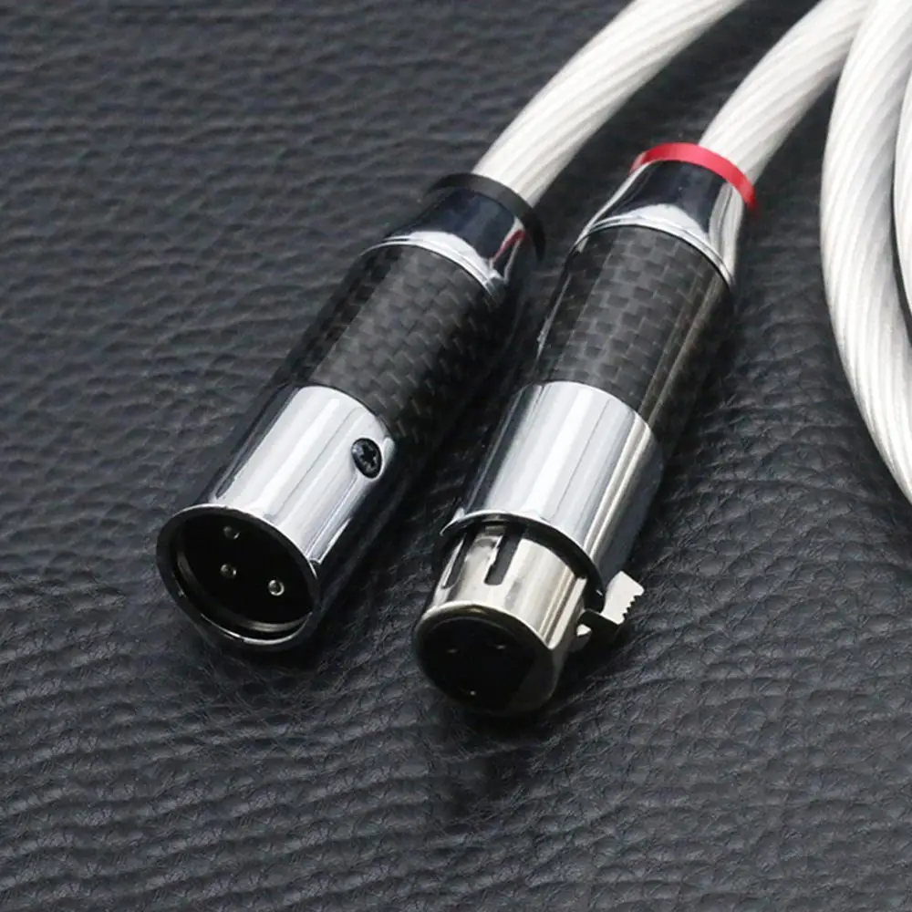 Кабель XLR 2 с двумя штекерами-гнездами 3 штырька