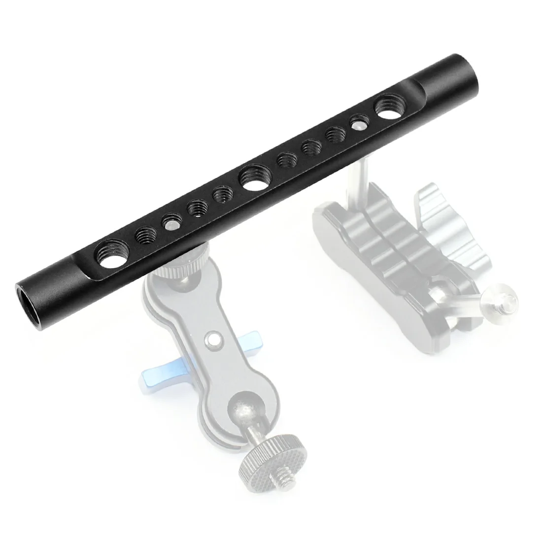 

BGNing Aluminum 150mm Length Cheese Bar M12 Thread 15mm Rod Adapter For Camera Monitor Cage Rig Camera Photo Video Photography