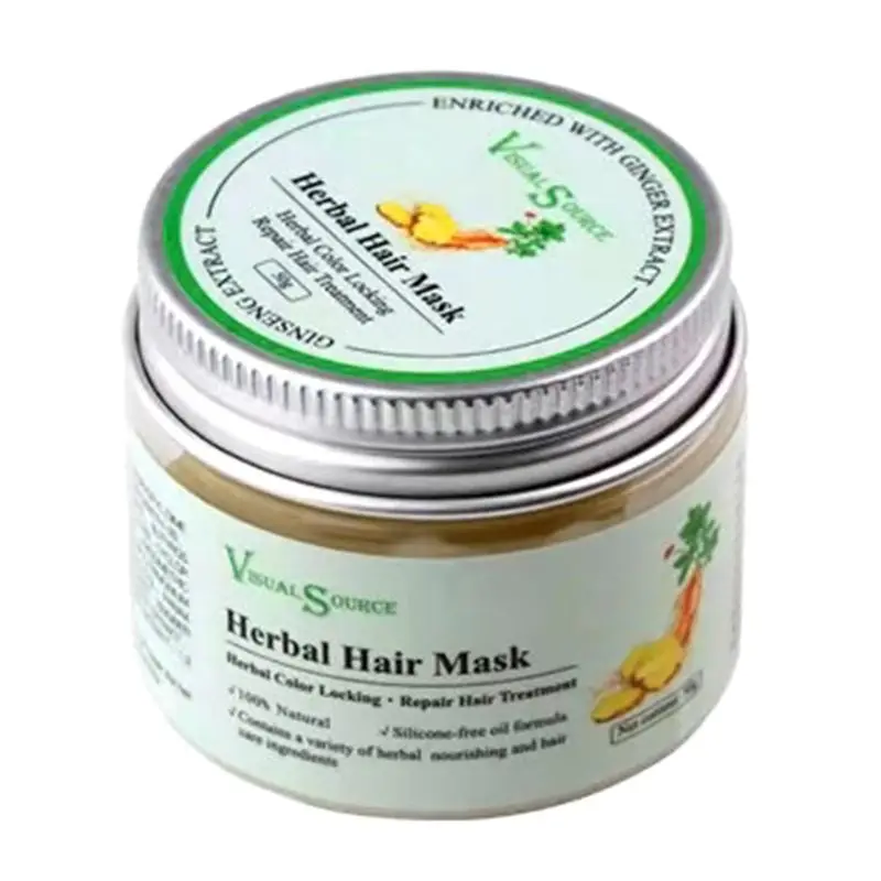 50 г травяная маска для волос имбирный женьшень многоцветковый уход за кожей
