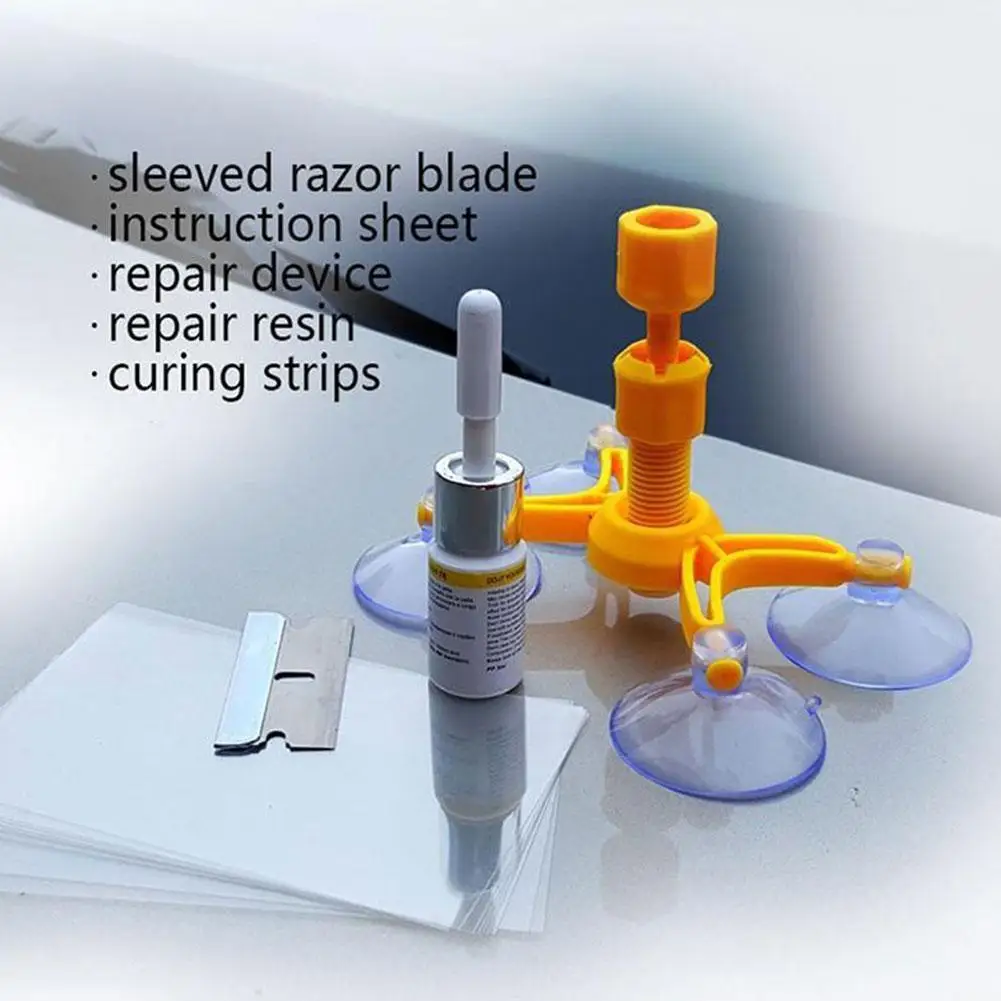 

Car Styling Windshield Repair Kit Car Window Glass Scratch Crack Repair Kit Resin Sealer DIY Auto Window Screen Polishing Hot