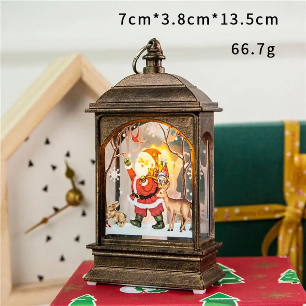 Xmas Light 14 Taoup Счастливого Рождества светодиодный свет Подвески Висячие украшения Рождественская Украшение стола для дома Рождественские Санта Клаус огни снеговик - Цвет: Xmas Light 14