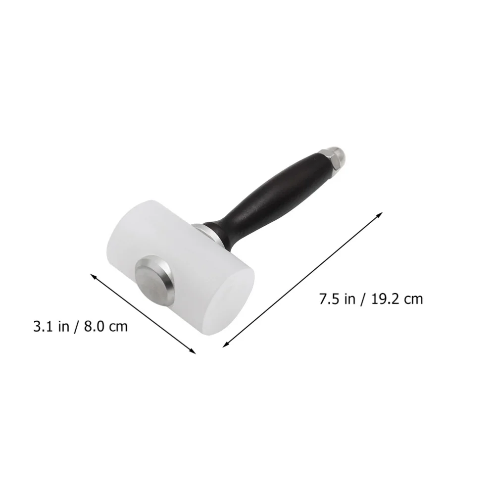 

1pc Wooden Handle Nylon Hammer DIY Leather Engraving Mallet Hammer