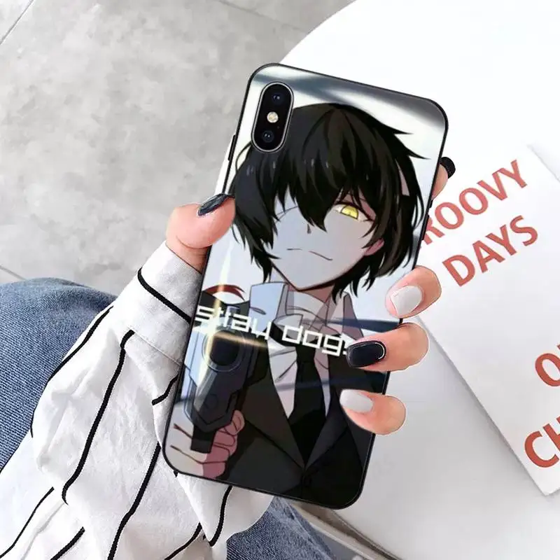 

Anime Bungou Stray Dogs Phone Cases for iPhone 11 12 pro XS MAX 8 7 6 6S Plus X 5S SE 2020 XR mini