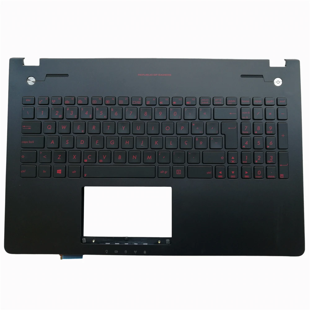 

Laptop Palmrest For Asus N56JR Palmrest with Backlight PO Keyboard