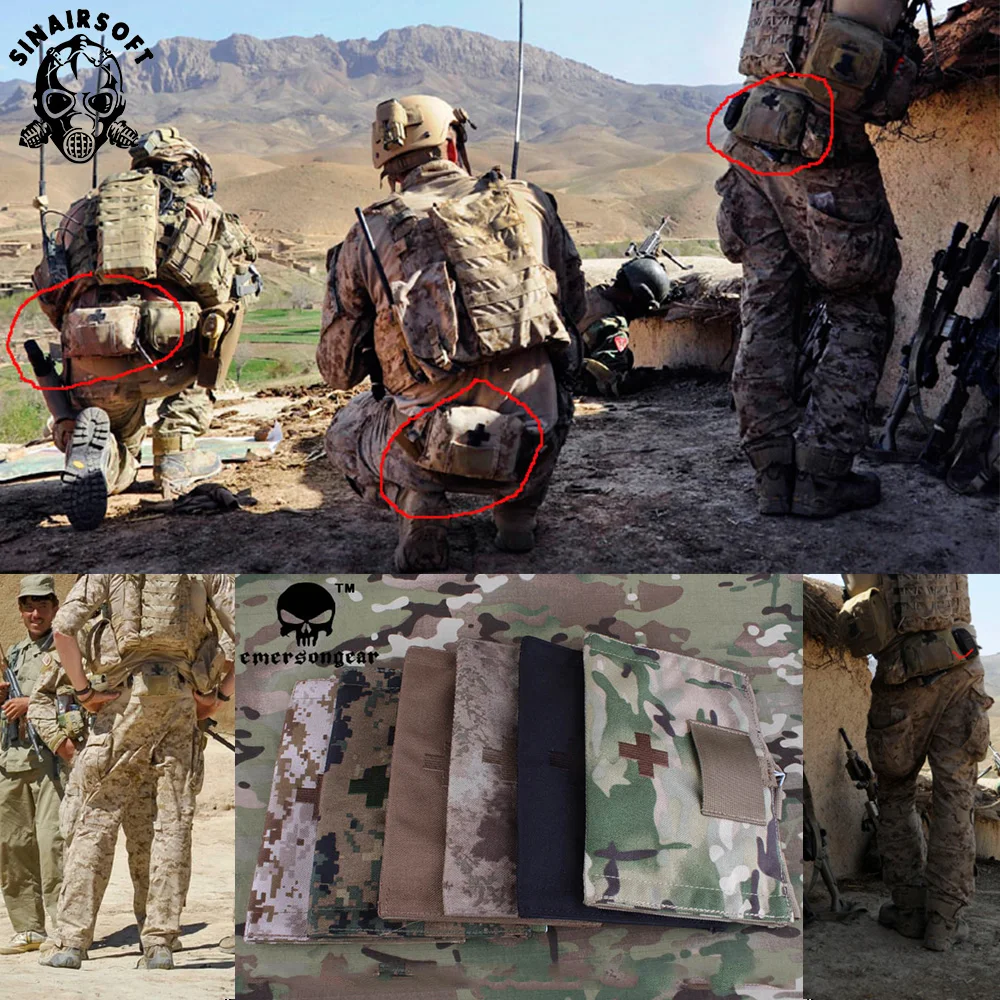 

EMERSONGEAR Molle Pouch LBT9022 Style Seal Blowout Medic Pouch Tactical Modular Airsoft Hunting First Aid Pouch EM6058