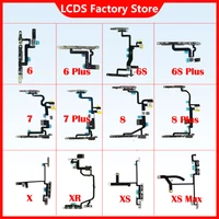 original volume button and silent switch flex cable with metal for iphone 6 6p 6s 6sp 7 7p 8 8 plus x xr xs xs max