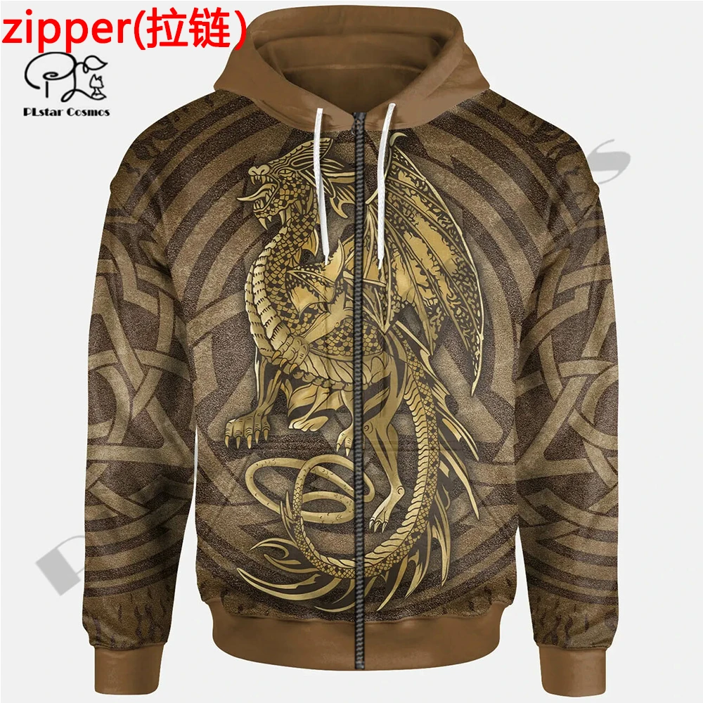 PLstar Cosmos 3DPrint новейший кельтский Дракон винтажный уникальный унисекс