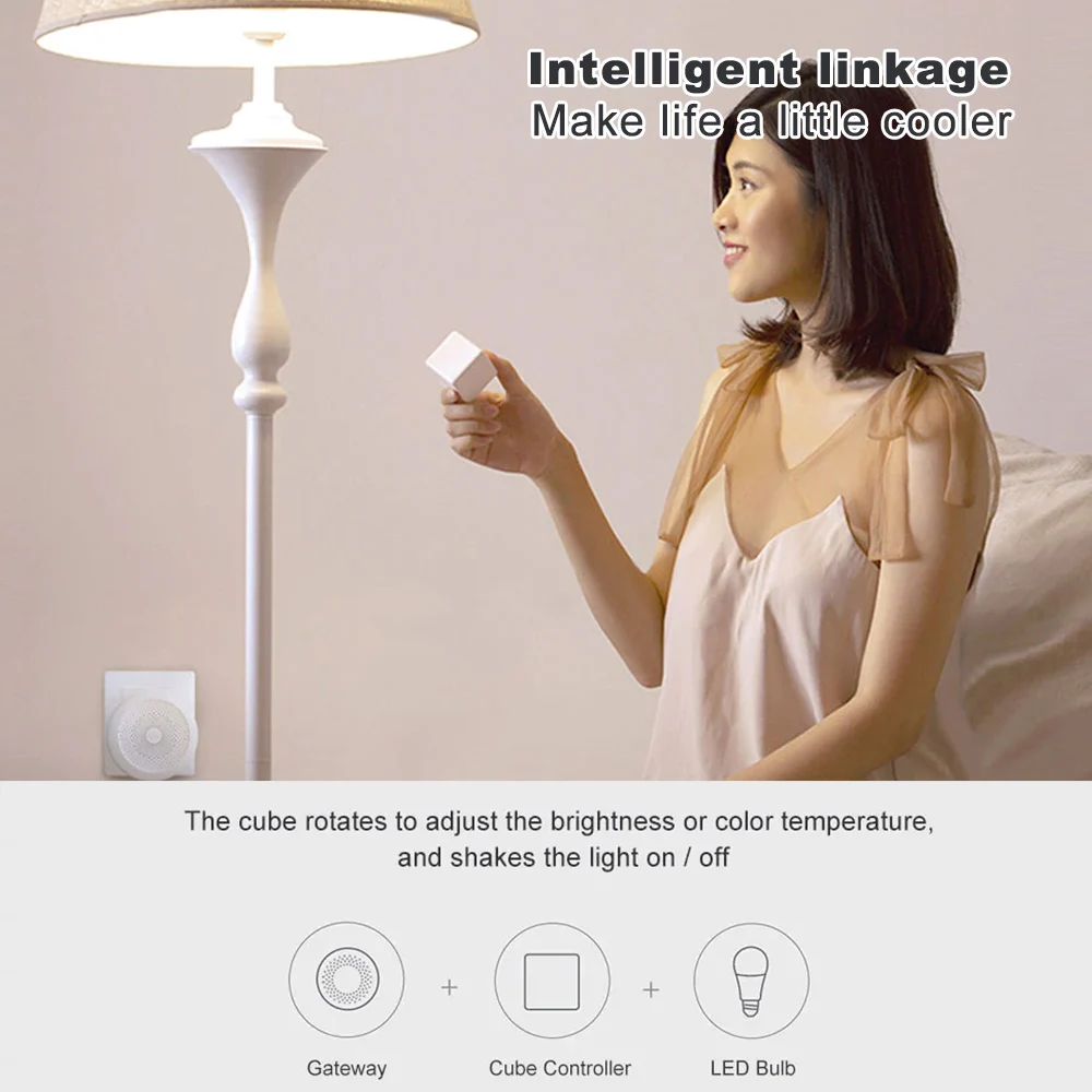 Aqara LEDs Intelligent Bulb Adjust Brightness and Color Temperature Freely APP Remote Control Timing Switch ZNLDP12LM | Электроника