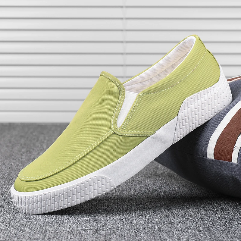 Мужские холщовые Туфли-эспадрильи Повседневные слипоны дышащие лоферы