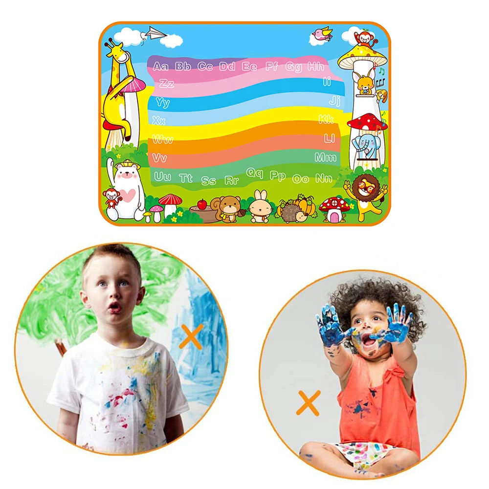 

Children'S Magic Drawing Mat Reusable Graffiti Carpet Safe And Non-Toxic Color Cognitive Learning Mat Children'S Painting Mat