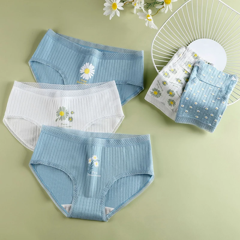 BZEL зеленый авокадо женское нижнее белье высокого качества с рисунком Хлопковые