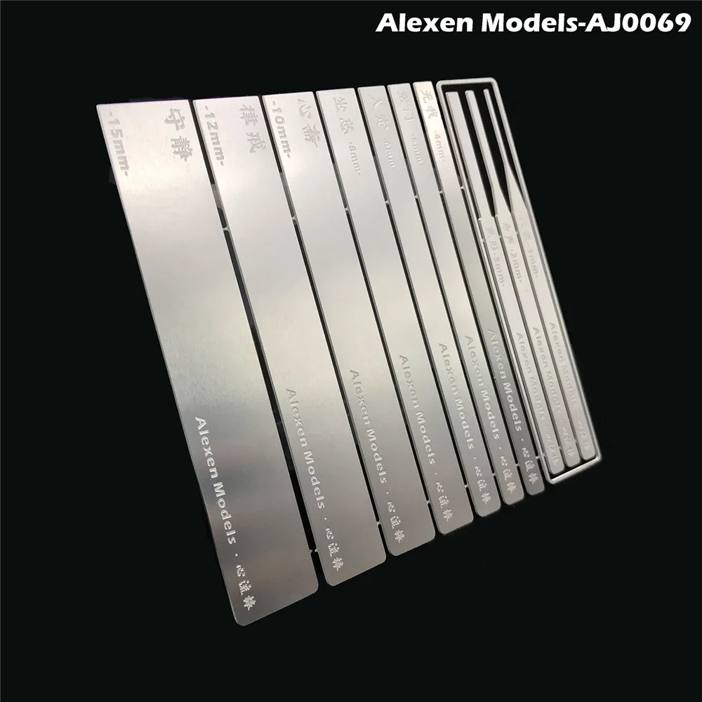 

10 in 1 Stainless Steel Model Grinding Stick File Set Hobby Craft Tools For Gundam Model Accessories