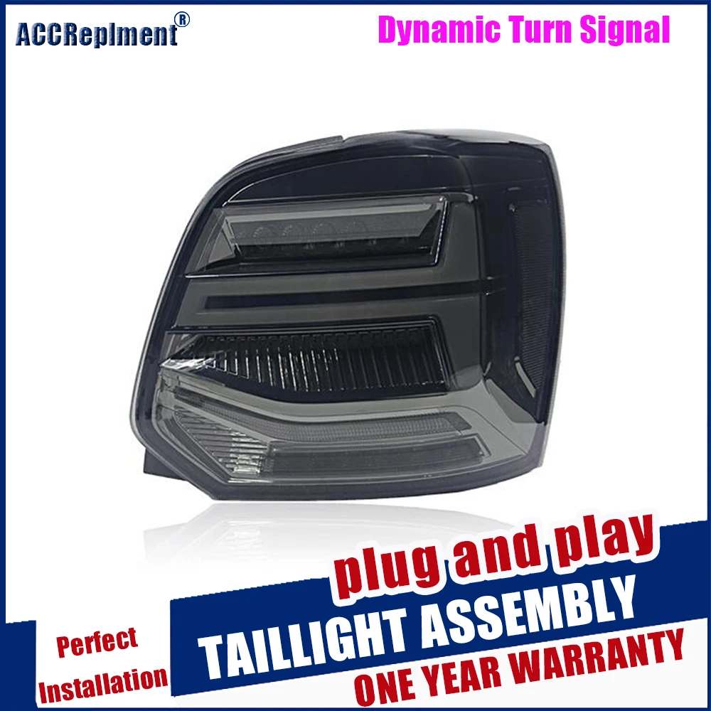 Для vw Polo светодиодный задний светильник s 2011-2018 фонарь Тюнинг автомобилей