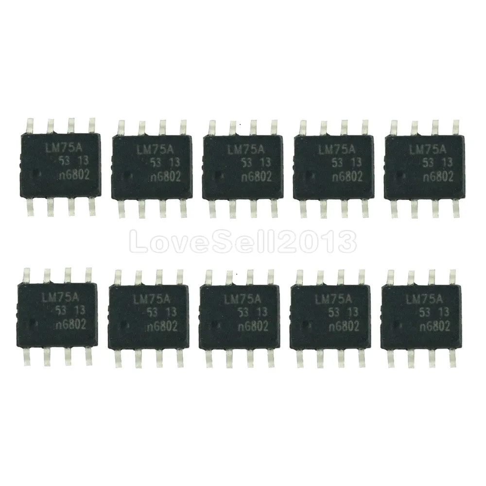 Цифровой датчик температуры LM75AD LM75A SOP-8 I2C IC | Электроника