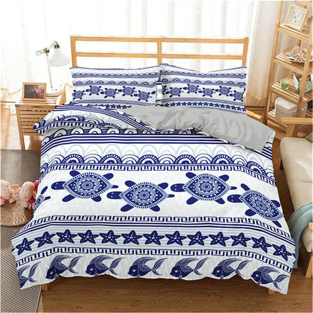 

Homesky Ocean Series Sea Turtle 3D Bedding set Duvet Cover bedclothes bed US EU AU UK Size