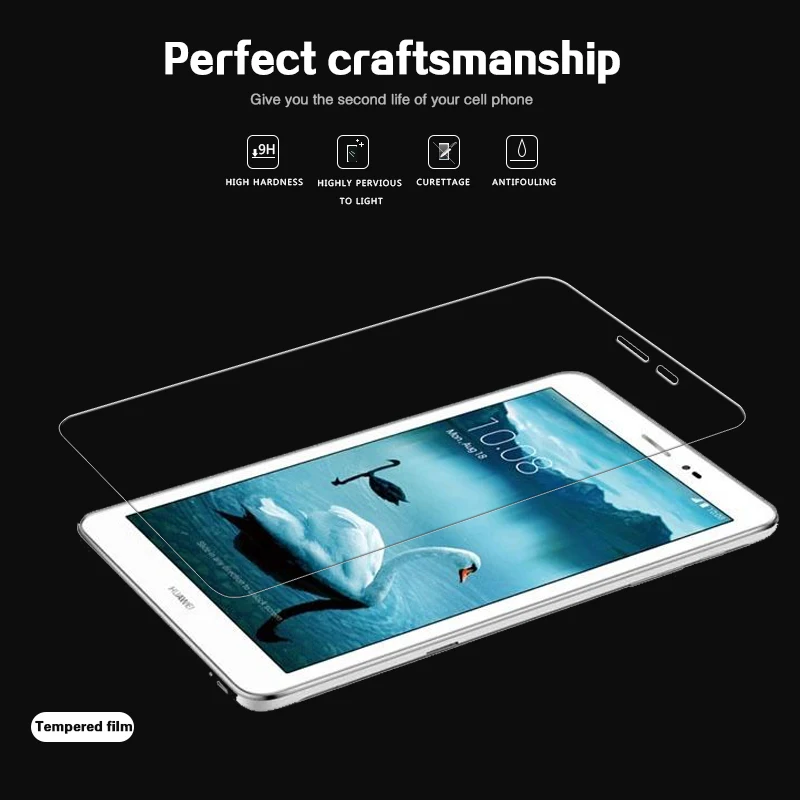 Ультратонкий чехол из закаленного стекла для планшета Huawei Mediapad/Mediapab T1 Lite S8-701U/W T1-821W/823L 8,0 дюйма