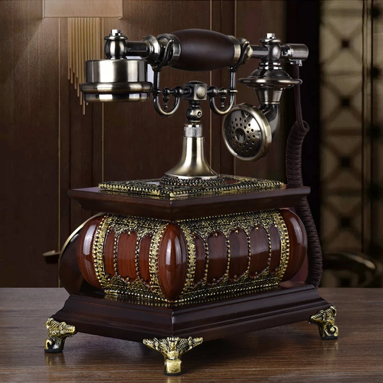 Модный винтажный телефон из массива дерева|antique telephone|vintage telephonehome telephone |