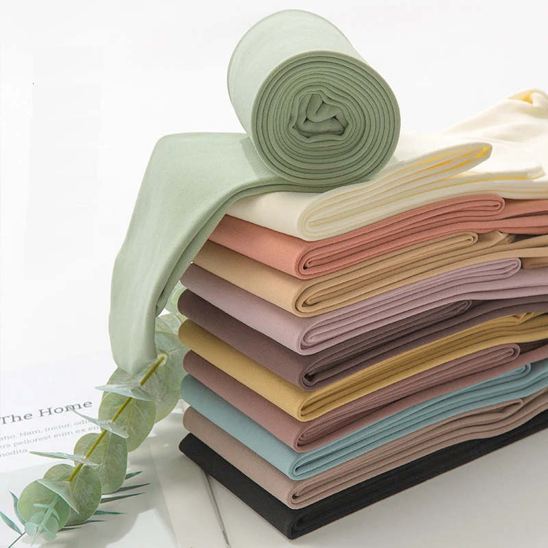 Легинсы для фитнеса с высокой талией женские штаны сплошной цвет спандекс