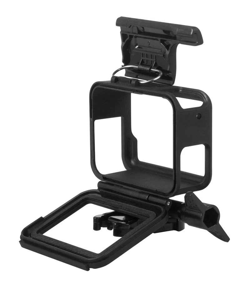 Для Go Pro аксессуар защитная рамка чехол Корпус клетка ж/крышка объектива Крышка для GoPro Hero 5 6 7 черная Экшн-камера