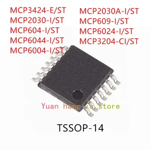 10PCS MCP3424-E/ST MCP2030-I/ST MCP604-I/ST MCP6044-I/ST MCP6004-I/ST MCP2030A-I/ST MCP609-I/ST MCP6024-I/ST MCP3204-CI/ST IC
