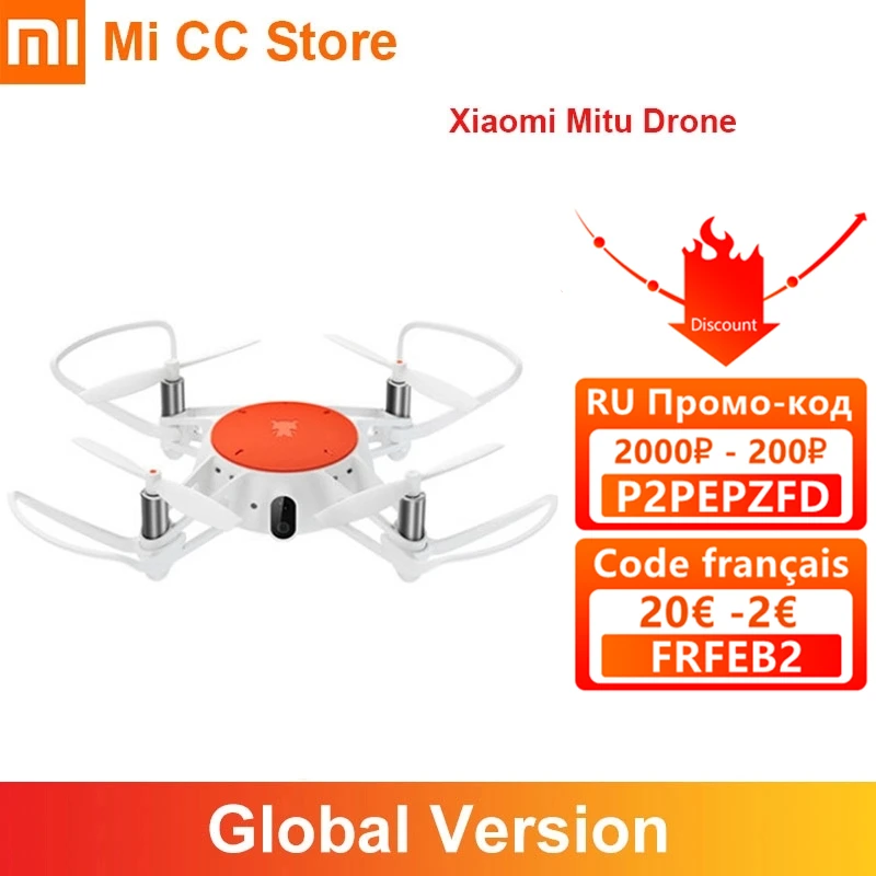Умный Радиоуправляемый Дрон Xiaomi MITU мини-Дрон с камерой 720P HD дистанционным