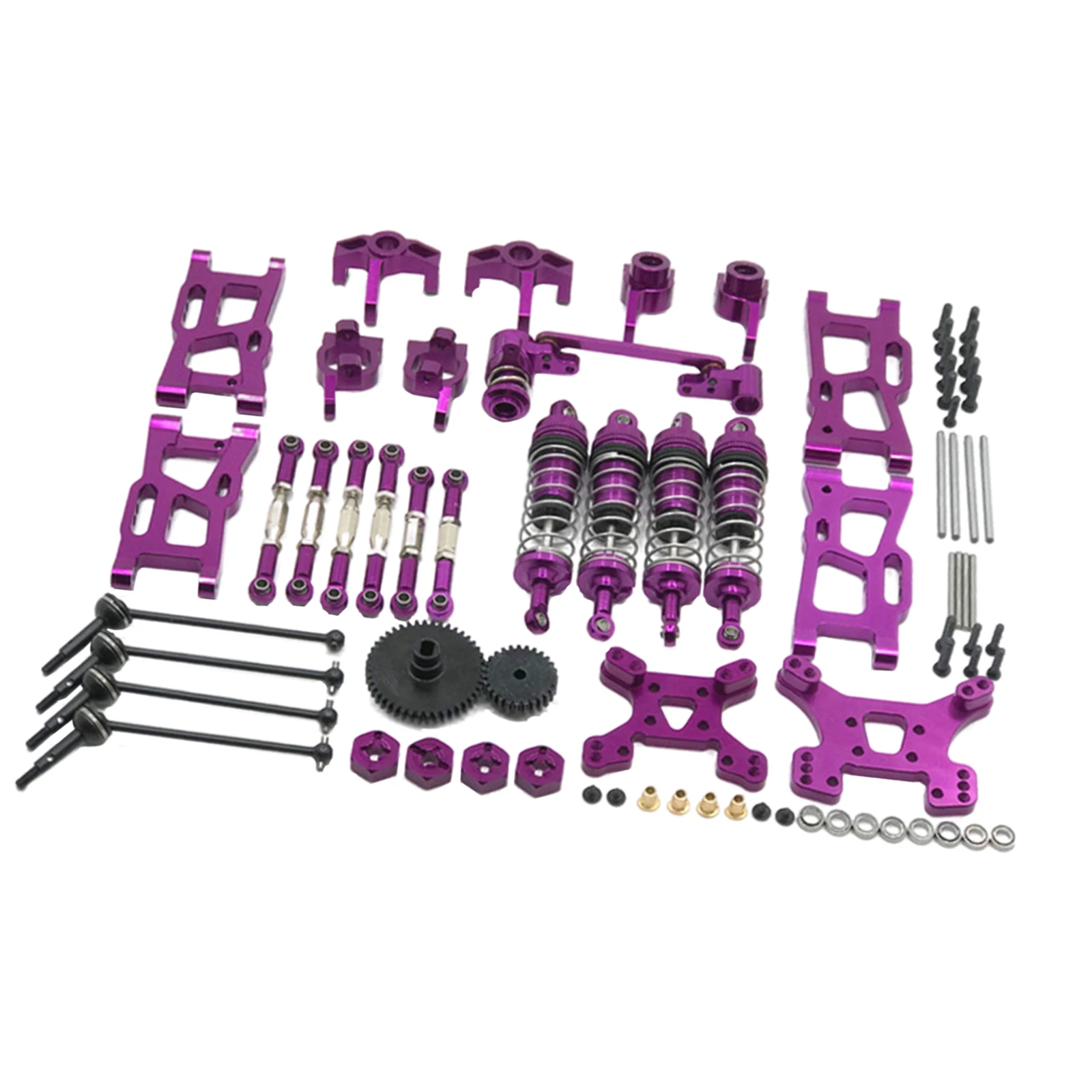 

Remote Control Model Car Pull Rod Upgrade Metal Spare Parts for WLtoys 144001 124019 Accessories