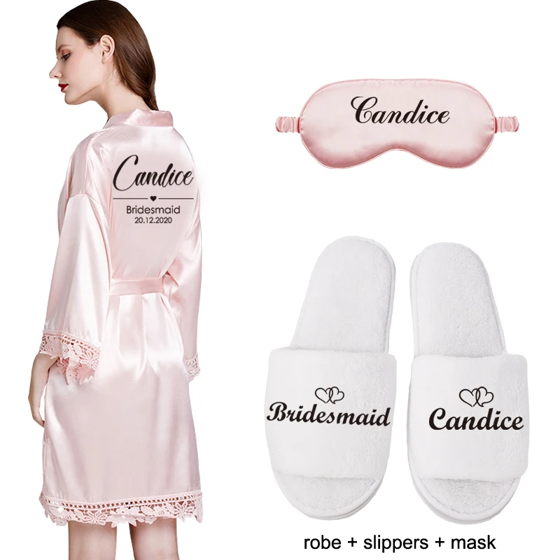 Женское кружевное кимоно свадебное платье для невесты и подружки балахон