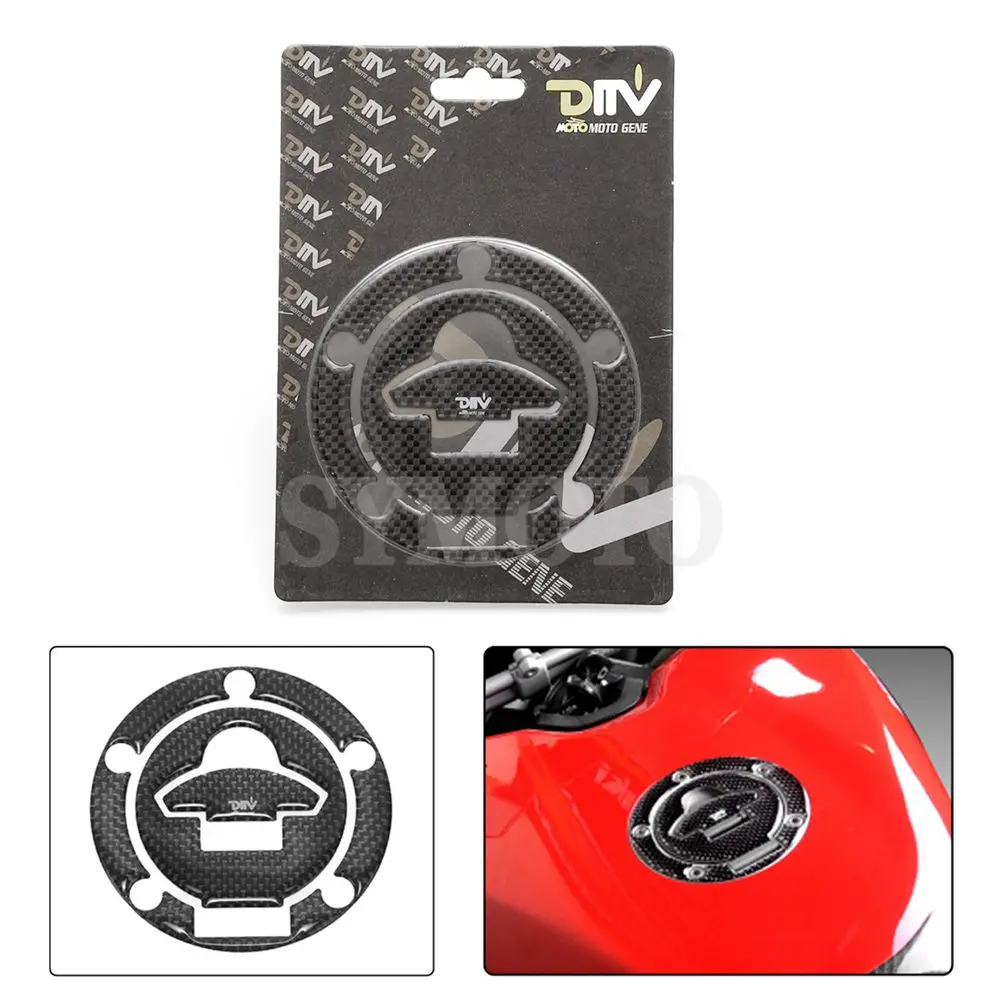 

Carbon Fiber Motorcycle Oil Fuel Gas Cap Cover Decal Sticker Protector For Ducati DS1000 1090 1198 S4R S2R M620 695 748 848 1078
