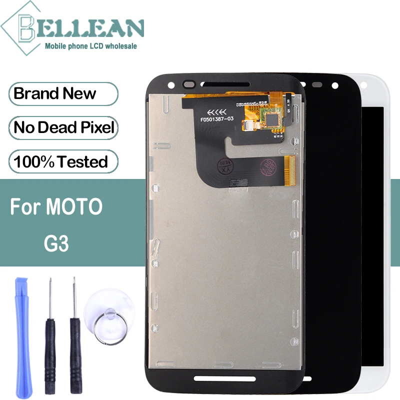 Dinamico Замена G 3rd Gen Lcd дисплей для MotoRola Moto G3 Xt1540 LCD сенсорный экран дигитайзер Xt1550