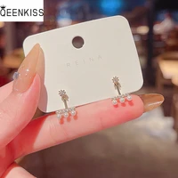 qeenkiss eg7131 fine jewelry wholesale fashion woman birthday wedding gift aaa zircon 925 sterling silver needle stud earrings
