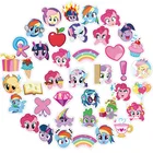 40 шт.компл. милые водонепроницаемые наклейки My Little Pony для багажа, гитары, ноутбука, забавные граффити, Мультяшные аниме наклейки, Детские Классические игрушки