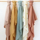 Пеленка детская из бамбука, 120x120, из натурального хлопка