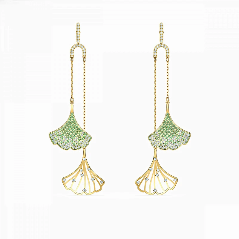 

SWA 2020 New Elegant Ginkgo Leaf STUNNING GINKO Necklace Set, Give Girlfriend Birthday Valentine's Day Gift