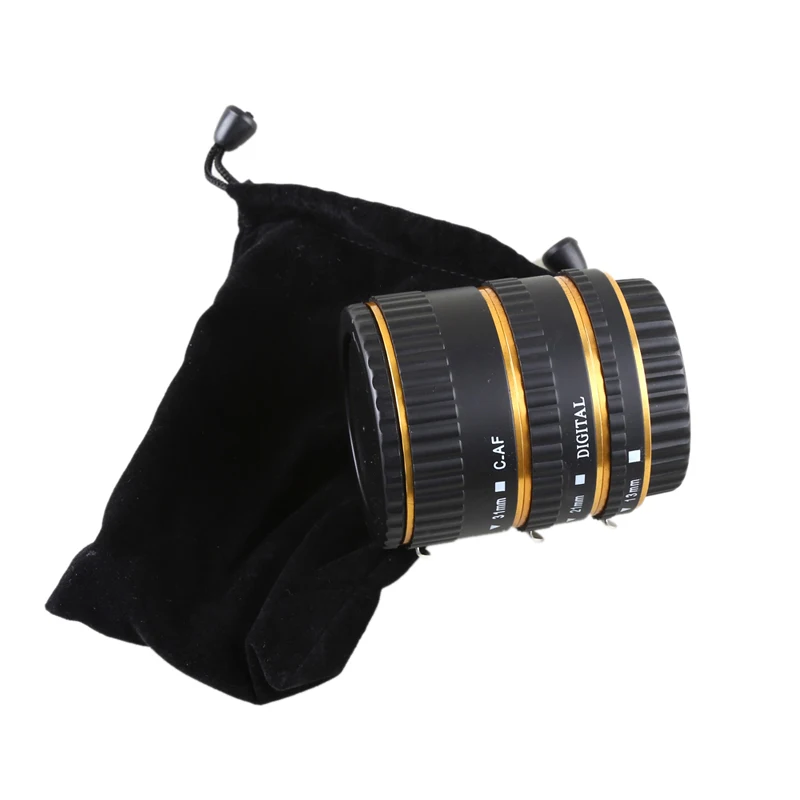 Auto Focus Macro Extension Tube/Ring 13mm & 21mm & 31mm for Canon EOS EF Lens Mount for Close-up Shot Auto Focus Macro Extensio