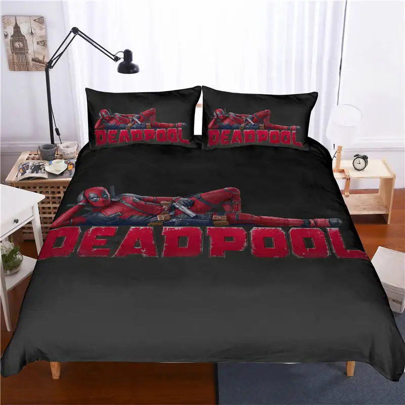 Набор постельного белья Marvel Deadpool hero 3D постельное белье с пододеяльником
