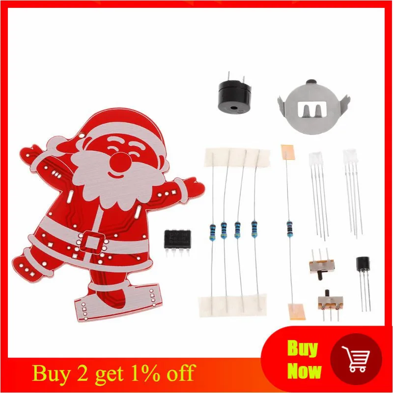 DIY Санта Клаус Рождественская елка украшение подвеска музыкальный комплект
