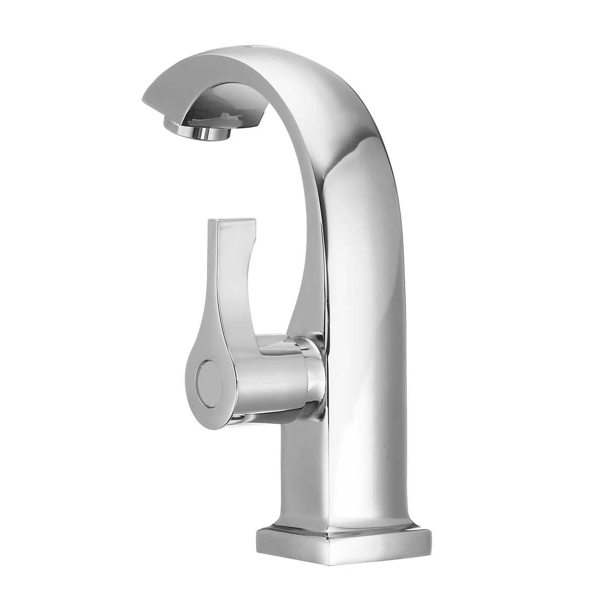 Хромированный медный кран для ванной комнаты носик с одной ручкой холодной воды