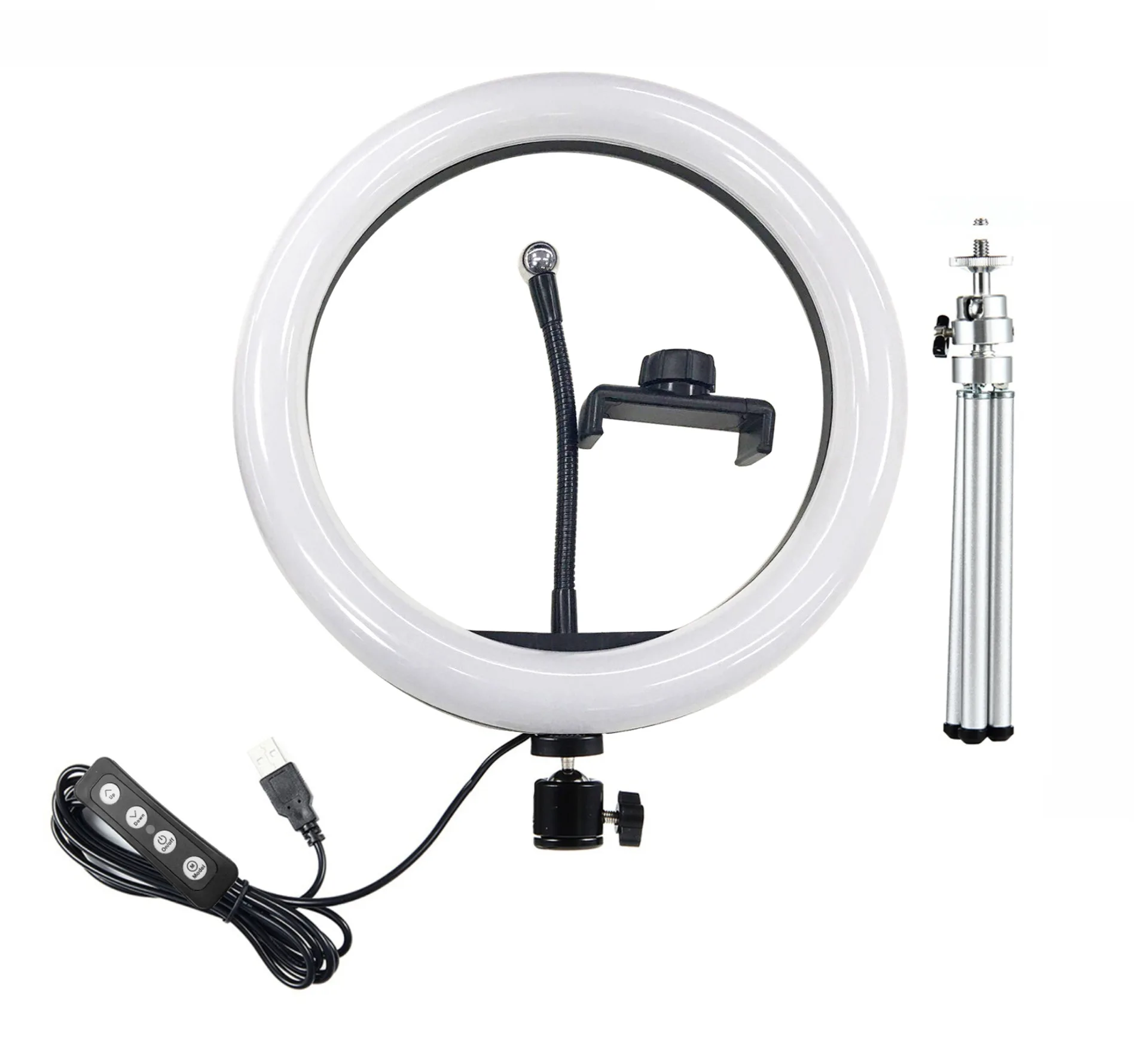 Beste 30Cm Verstelbare Led Beauty Ring Lamp Met Statief Netto Rode Live Licht Supplement Lamp Schieten Mobiele Telefoon Beugel