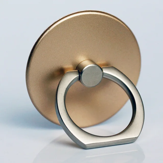 Circular Gold Finger Ring Mobile Socket Phone Stand Holder For Samsung Xiaomi For iPhone 8 7 6 6S Plus 5S Smart Phone IPAD MP3 Car Mount Stand - Цвет: Circular Gold