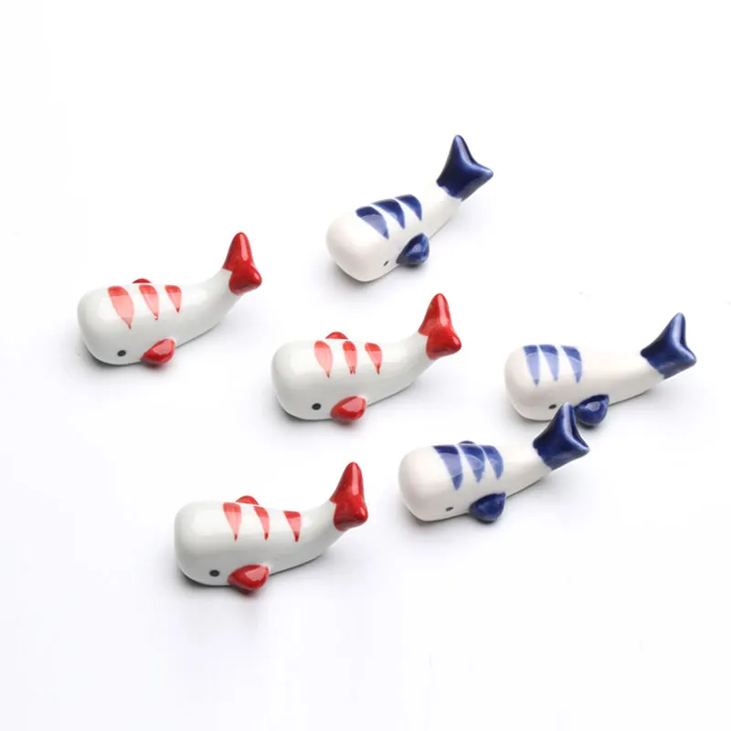 

Daily Ceramic Tableware Fashion Creative Cherry Blossom Chopsticks Stand Home Pendulum Cat Chopsticks