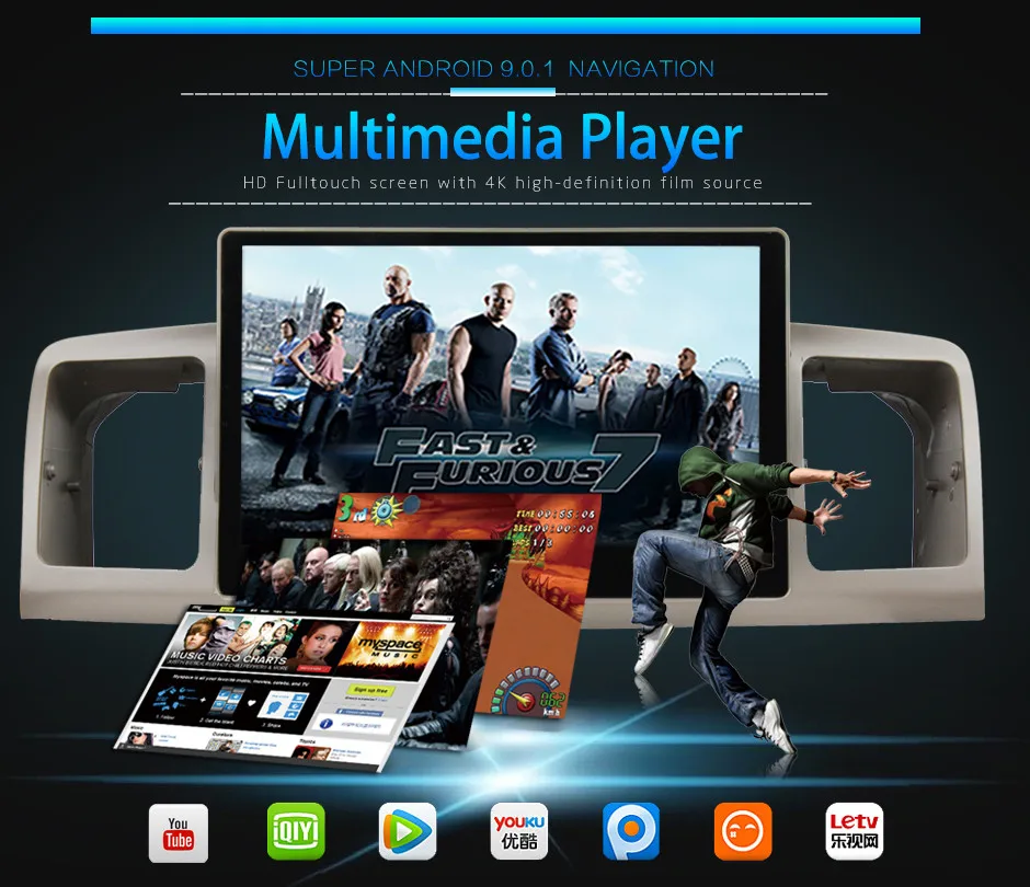 Klyde 10," ips 4G Android 9 Восьмиядерный 4 Гб ОЗУ 64 Гб ПЗУ DSP автомобильный DVD мультимедийный плеер для Toyota Land Cruiser 200 LC200 2008-15