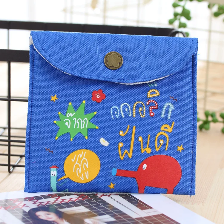 Мультяшный подгузник для девочек сумка хранения гигиенических салфеток