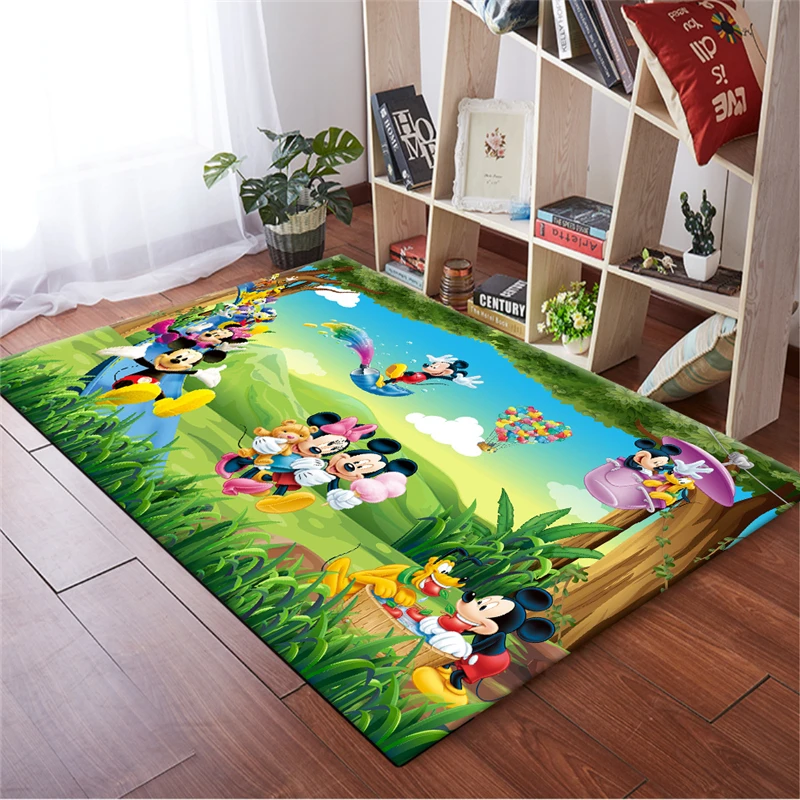 Коврик для ванной с Микки Маусом Противоскользящий коврик прихожей и мальчиков