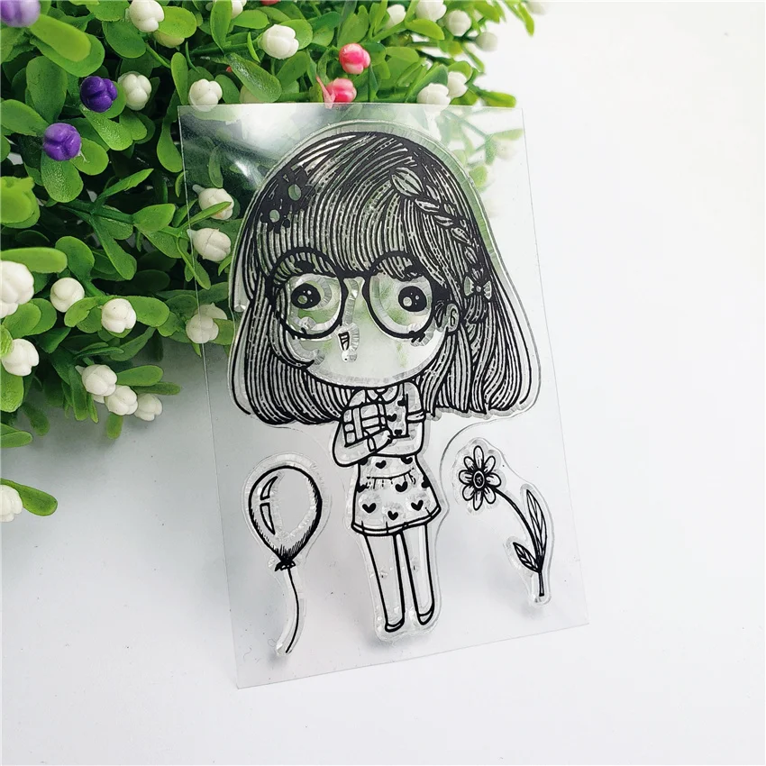 Горячая Распродажа прозрачные штампы для девочек/силиконовые уплотнения