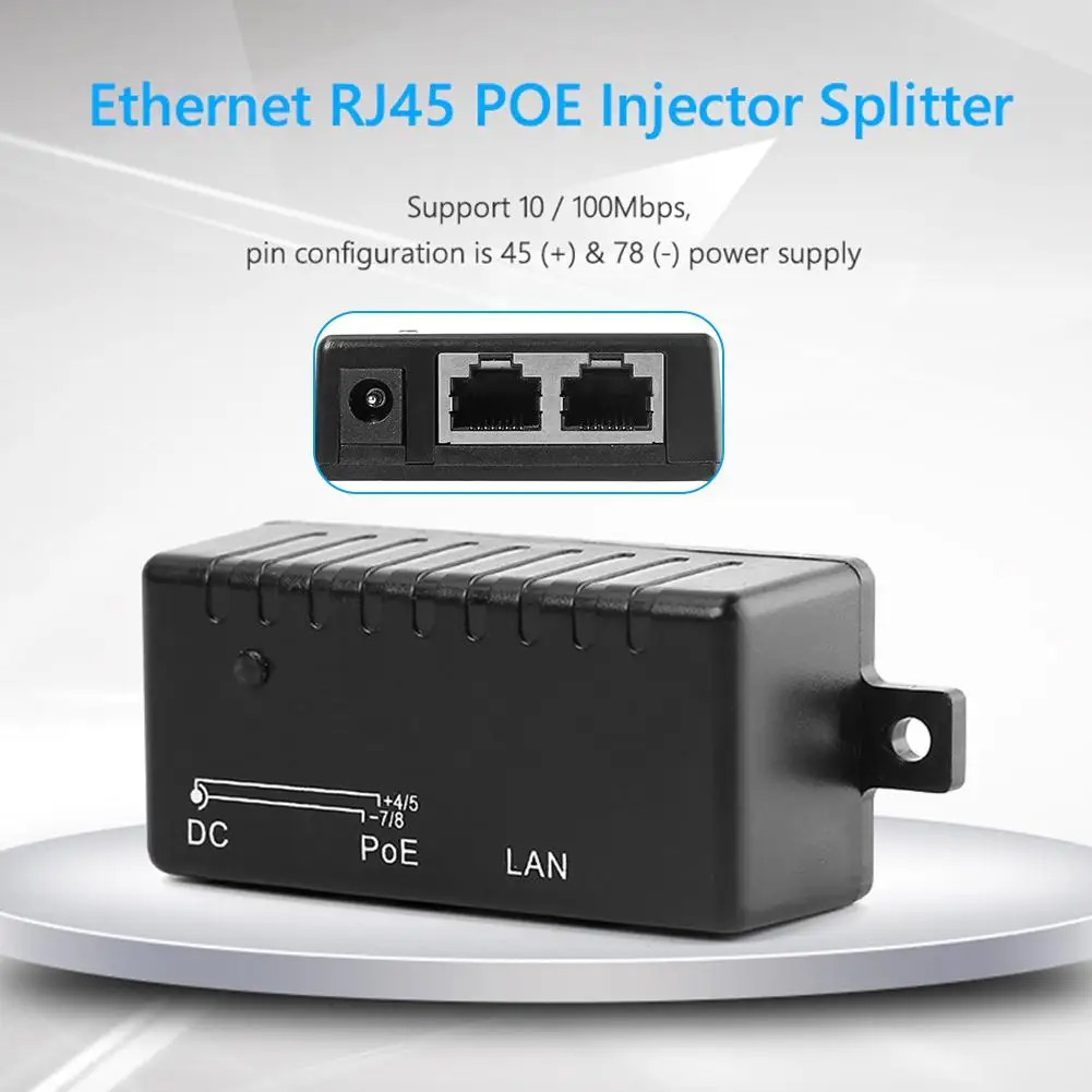 Адаптер питания POE DC Over Ethernet RJ45 100 Мбит/с|Беспроводные роутеры| |
