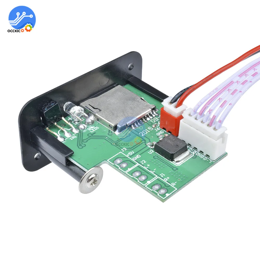 5 в 12 В USB MP3 декодер доска мини аудио декодирование модуль Поддержка TF карты песни плеер+ инфракрасный ИК пульт дистанционного управления приемник